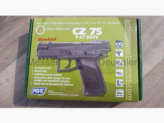 ASG CZ 75 P-07 Duty - Airsoft Co2