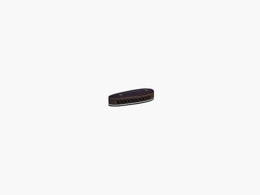 Januel rubber recoil pad with leather top - Brown - Under blister