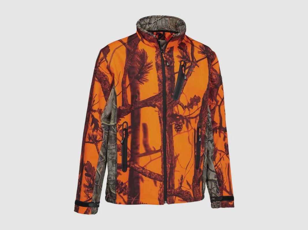 Blouson enfant Softshell Ghostcamo 3 poches polyester 6 à 16 ans, image 2 sur 25