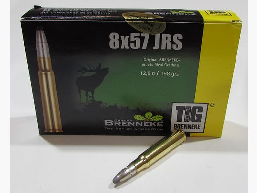 Box mit 20 Patronen Kal. 8x57JRS TIG 198 grains