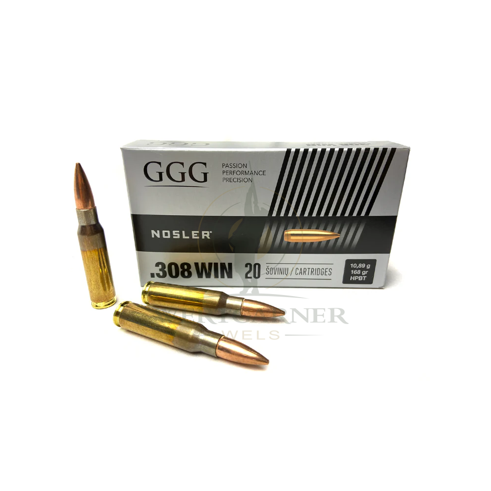 GGG .308 Win. Nosler HPBT 168gr