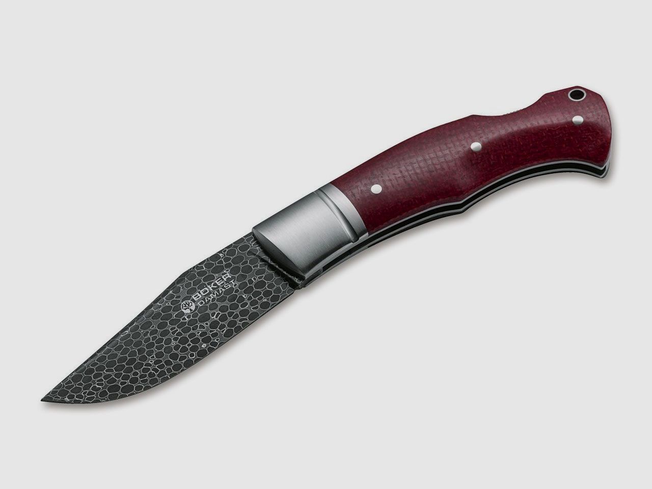 Taschenmesser Boxer Dragonskin-Damast von Raphal Durand Messer