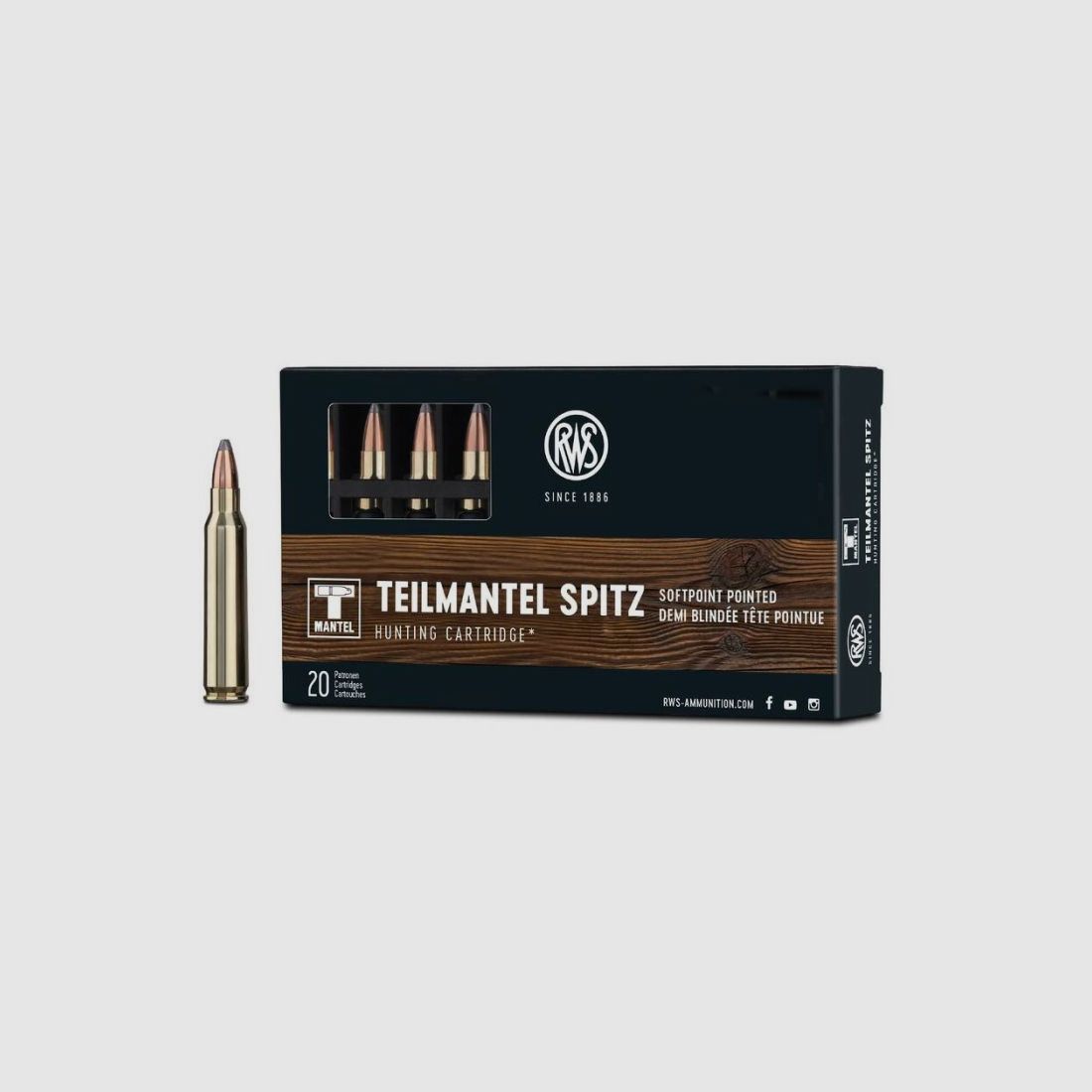 RWS .223 Rem. TM 3,6g/55gr, Bild 1 von 6
