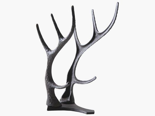 Lovergreen Kunst des Tisches Motiv Hirschgeweih-Halter für 3 Flaschen