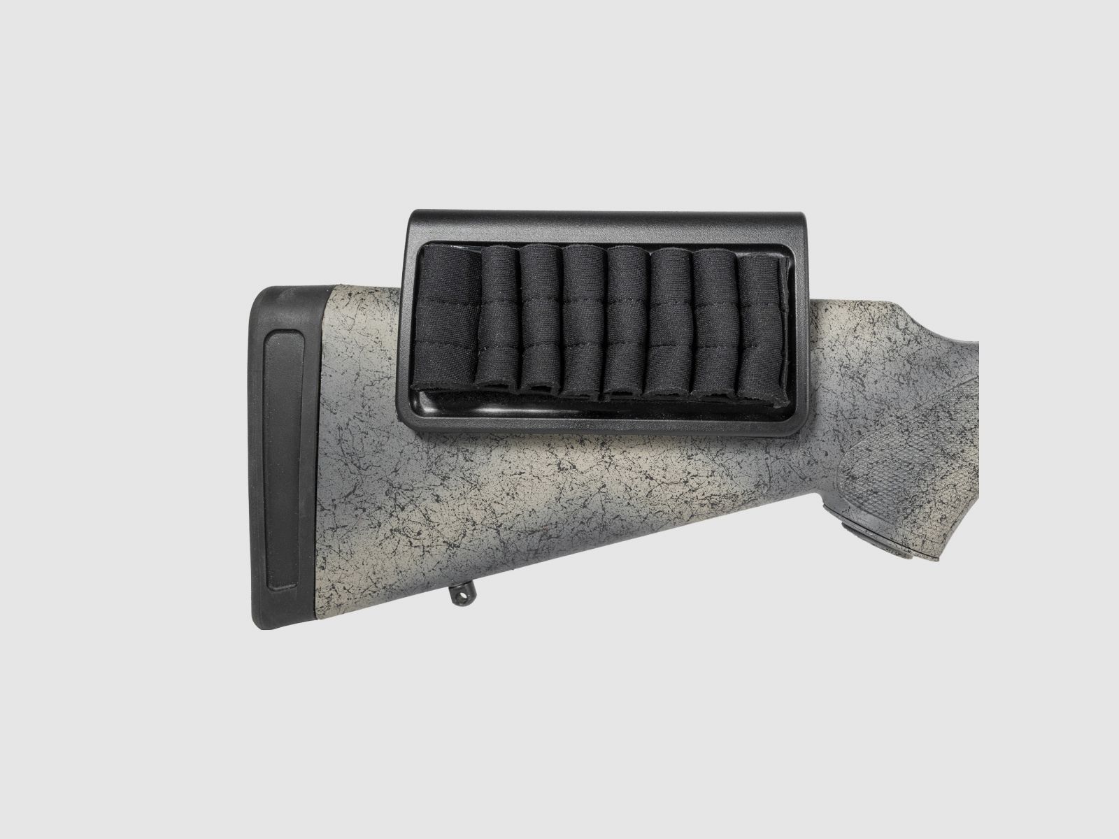 BEARPROOF PRECISION Stock Riser with Cartridge Holder - Black