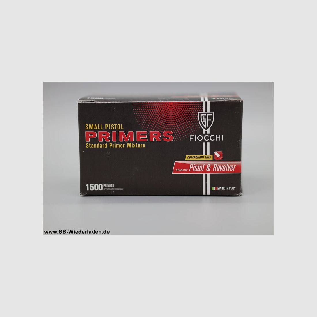 Fiocchi Small Pistol Primers 1,500 pieces