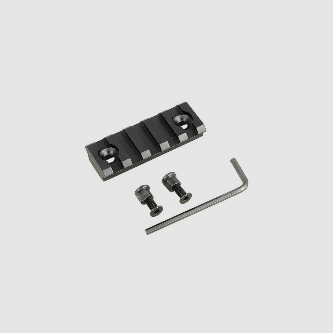 PICATINNY SCHIENE - ALU - KEY-MOD - BLK
