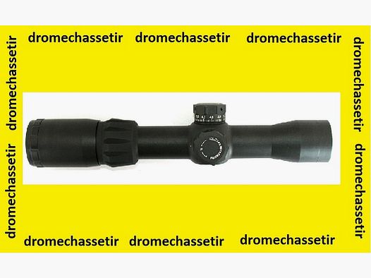 Lunette de tir Falcon Optics, grosssissement 1,5-5×30, reticule LP 20 , illuminé rouge et vert, tourelle en Mrad