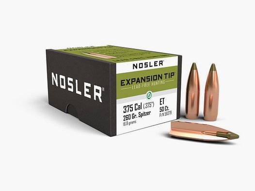 Puntas Cal. 375-260. Nosler E-Tip 50un