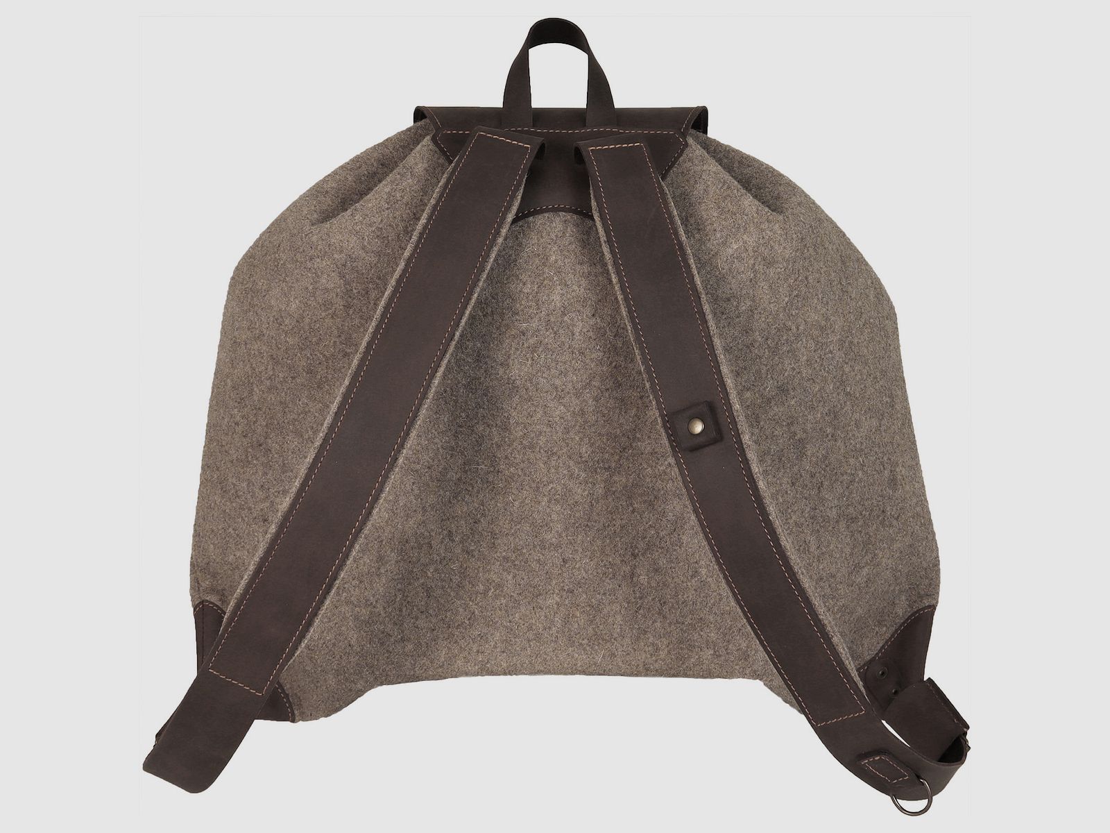 Mochila de fieltro de lana silenciosa