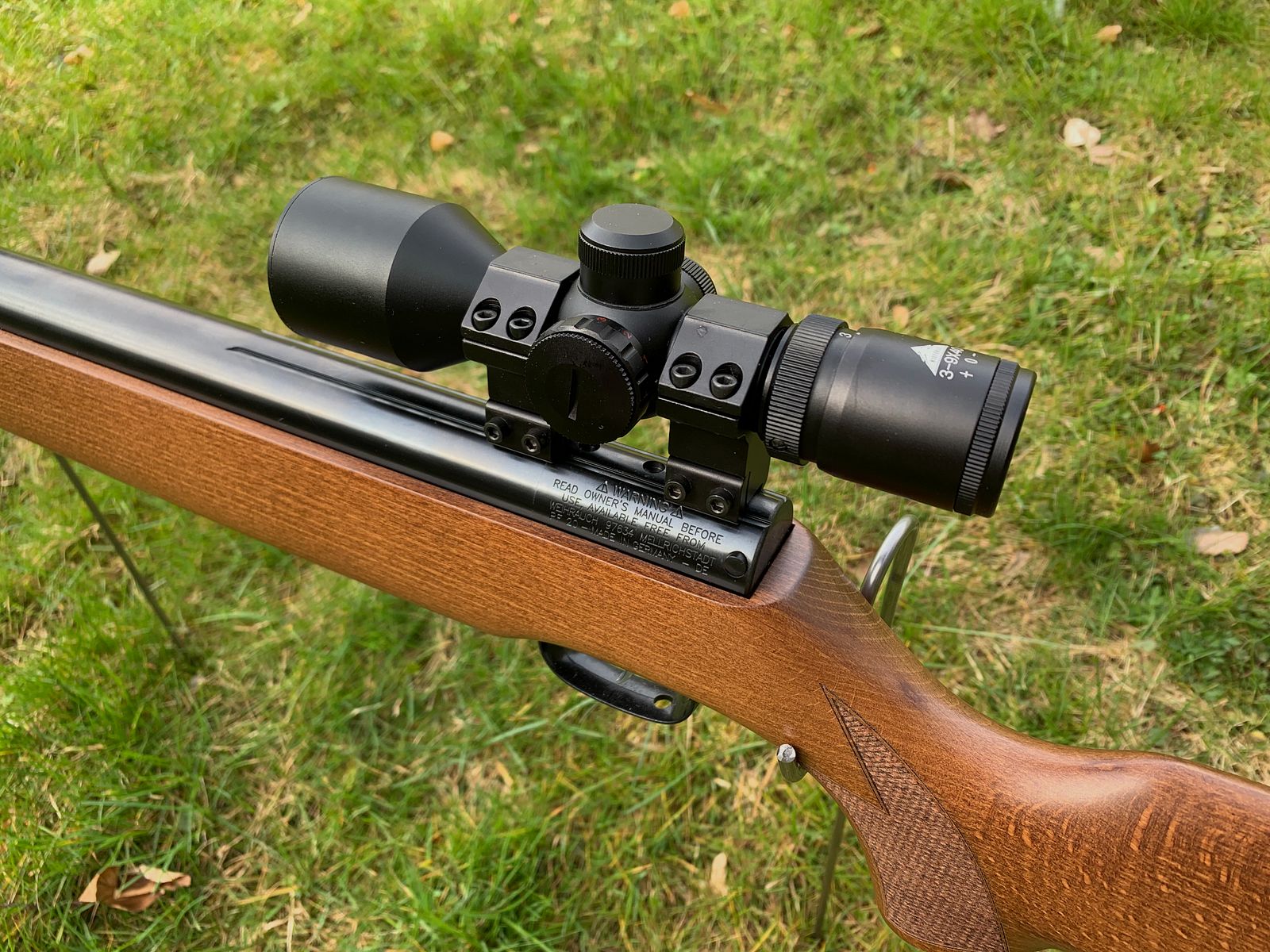 Weihrauch HW 80 K mit Schalldämpfer Kal. 4,5mm und Zielfernrohr 3-9x40 compact