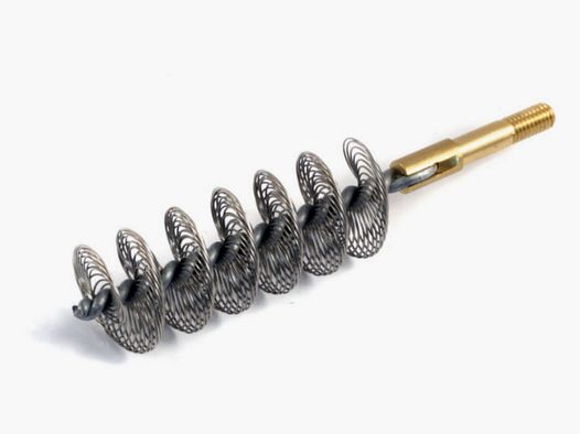 Spiral brush with M4 thread caliber 12, stainless steel