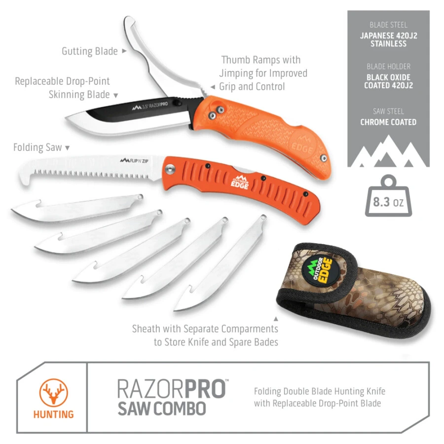 Set di coltelli Outdoor Edge Razor Pro / Saw, immagine 1 di 2