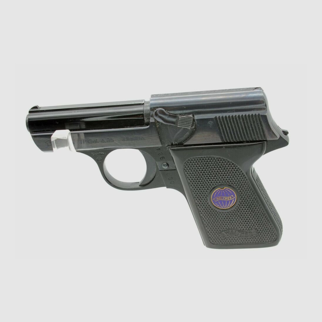 Walther Broń Sportowa i Służbowa Walther Pistolet Kieszonkowy TP Kaliber 6,35 Brązowy.