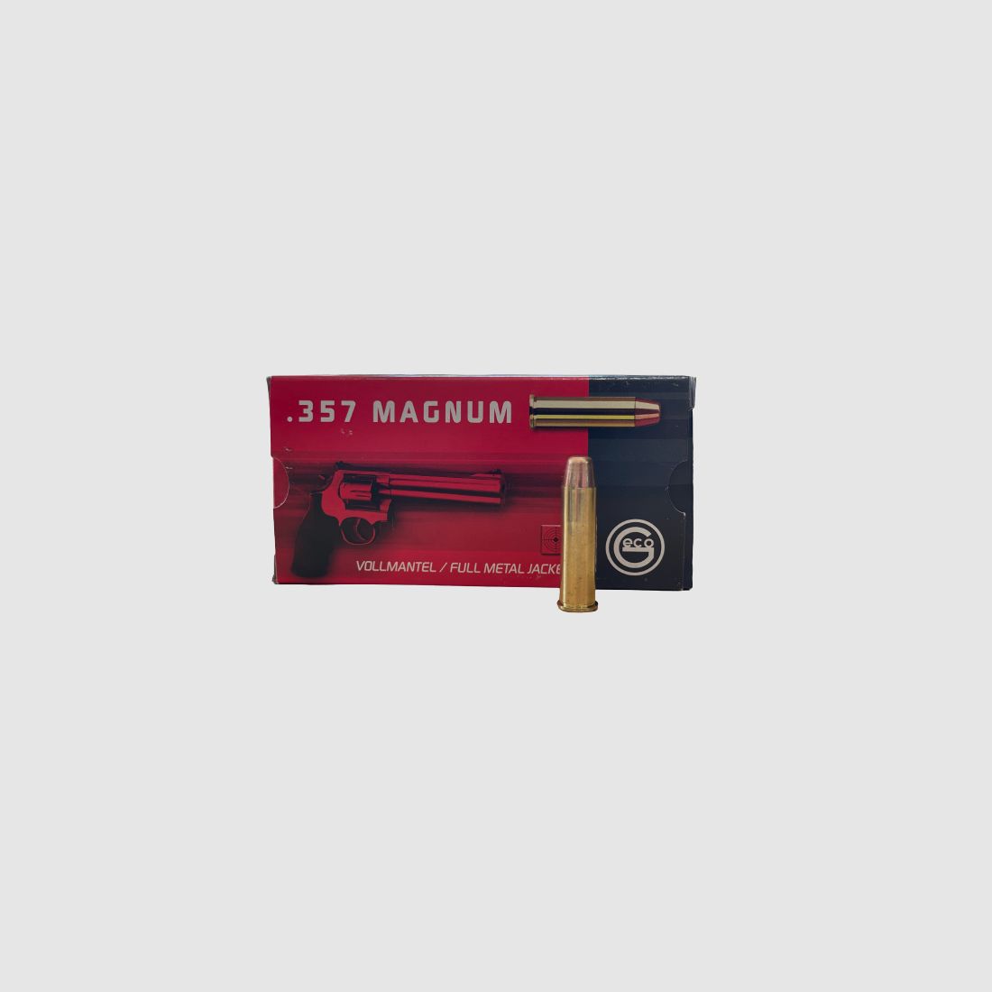 GECO REVOLVERPATRONEN - .357MAG. 158GRS / 10,2 G - FMJ-FN. - 50 SCHUSS