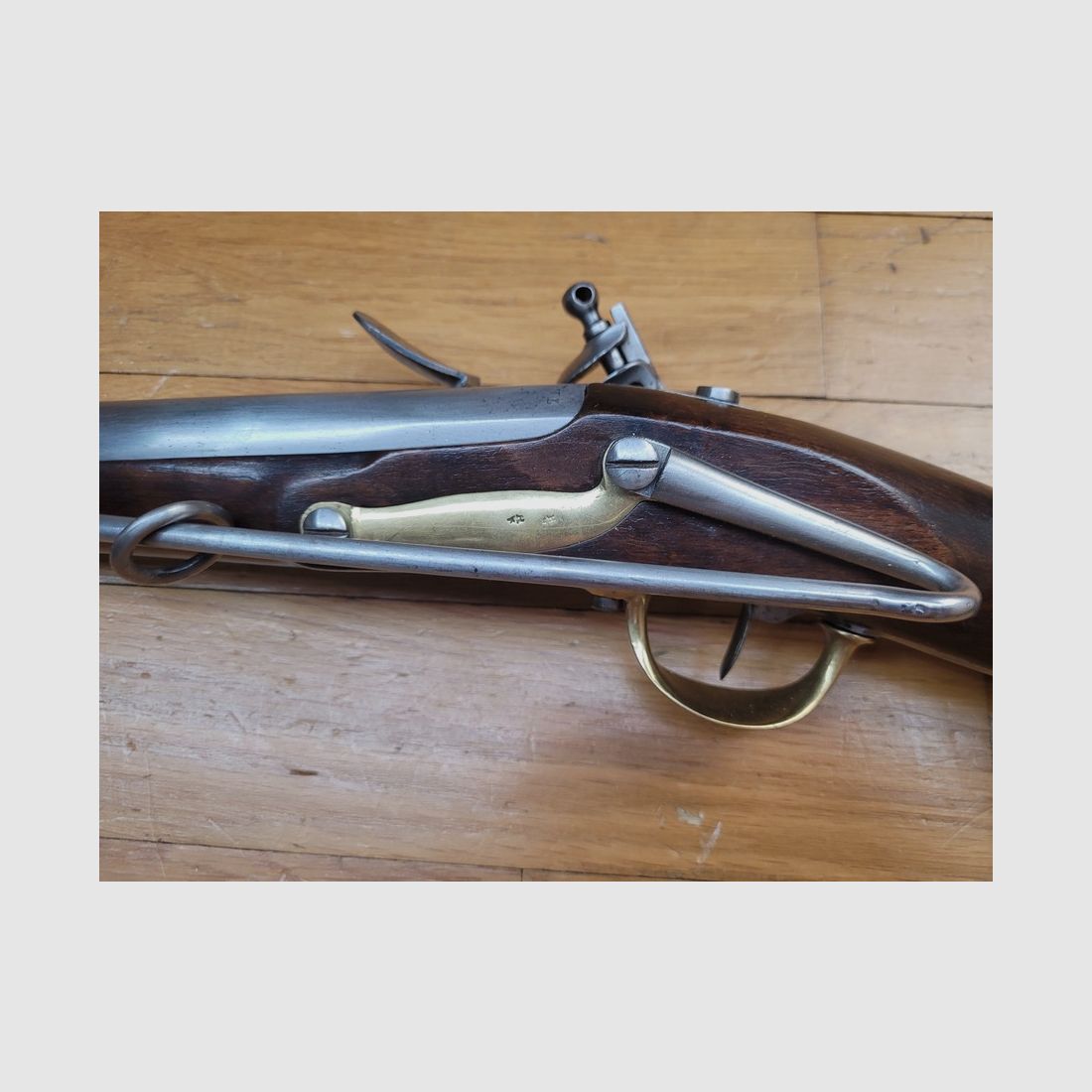 Seltener Kavallerie-Muskete Modell 1816 – Saint-Étienne 1820 – Schöne einheitliche Stempel in der Ausstattung – Sehr schönes Holz – Gute Funktion – TBE, Bild 23 von 26
