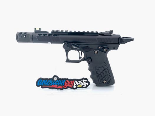 Tandemkross TANDEMIZED Ruger Mark IV 22/45 Race Gun - schwarzer 43956 Upper, schwarzer Lower, schwarze Bedienelemente