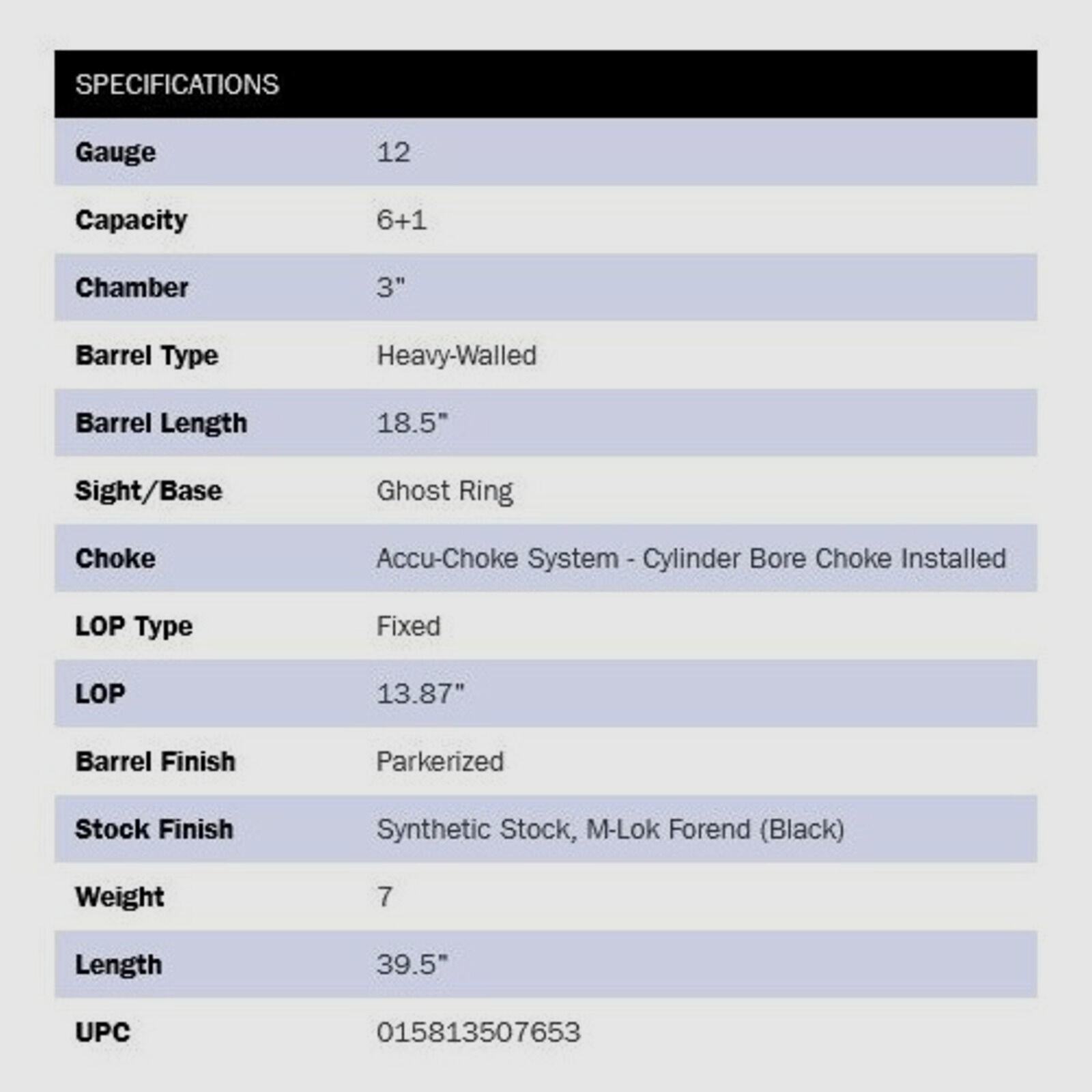 Mossberg 590A1 7-Shot M-Lok GS 18,5" (5 Zoll) Black 12/76