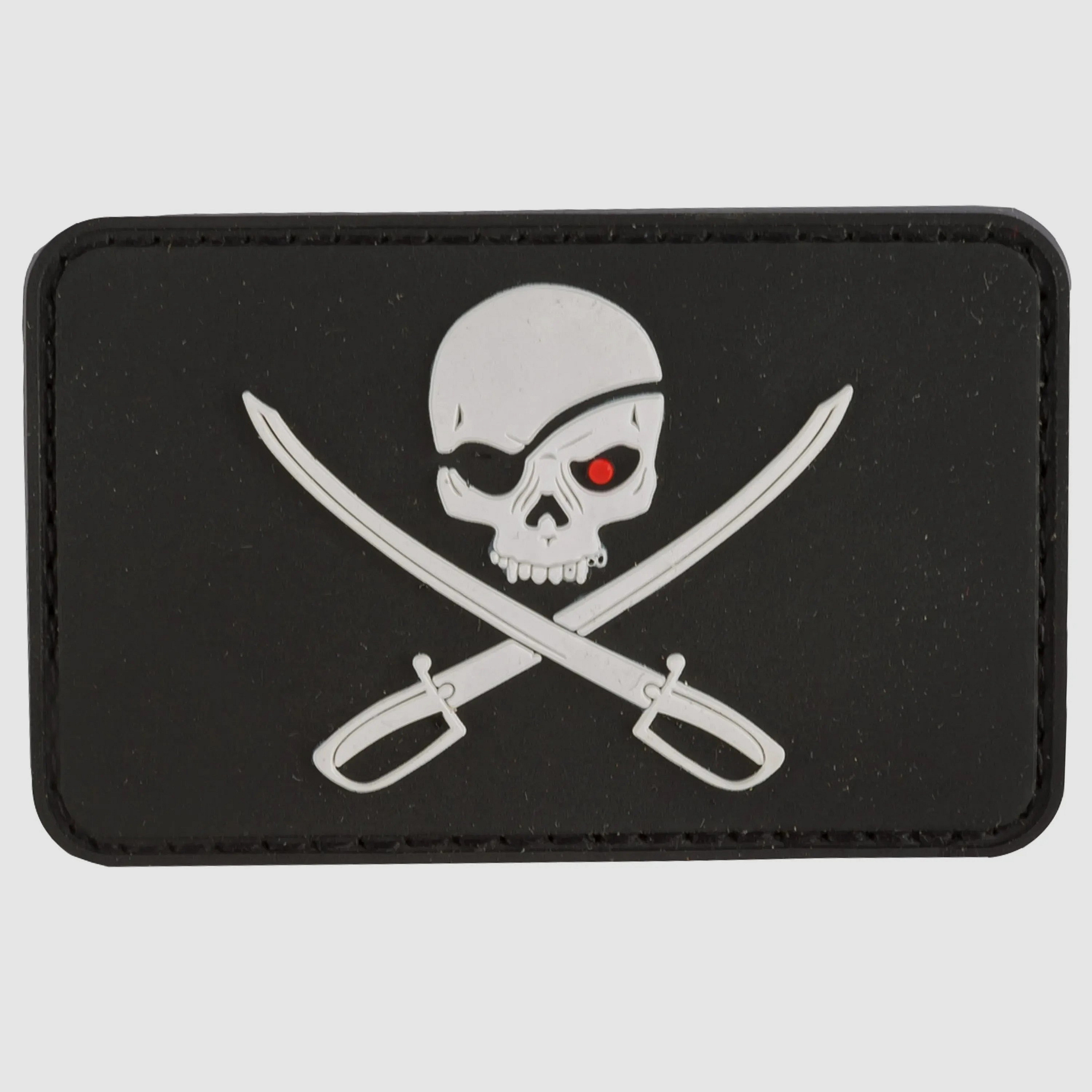 MFH MFH 3D Patch Skull with Swords schwarz