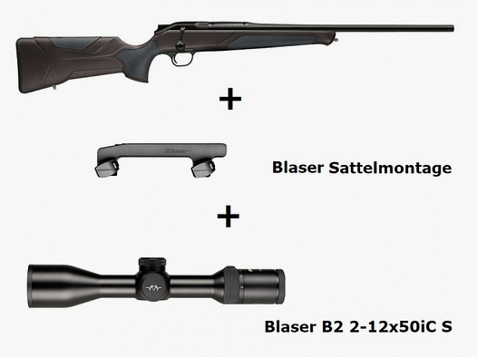 Blaser R8 Professional 2.0 (czarno-brązowy) + ... / Pakiet kompletny