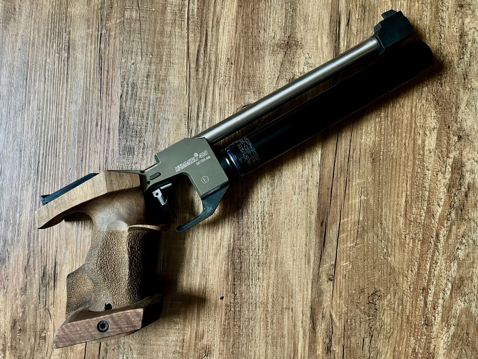 Air pistol Hämmerli 480 compressed air CO2 match pistol