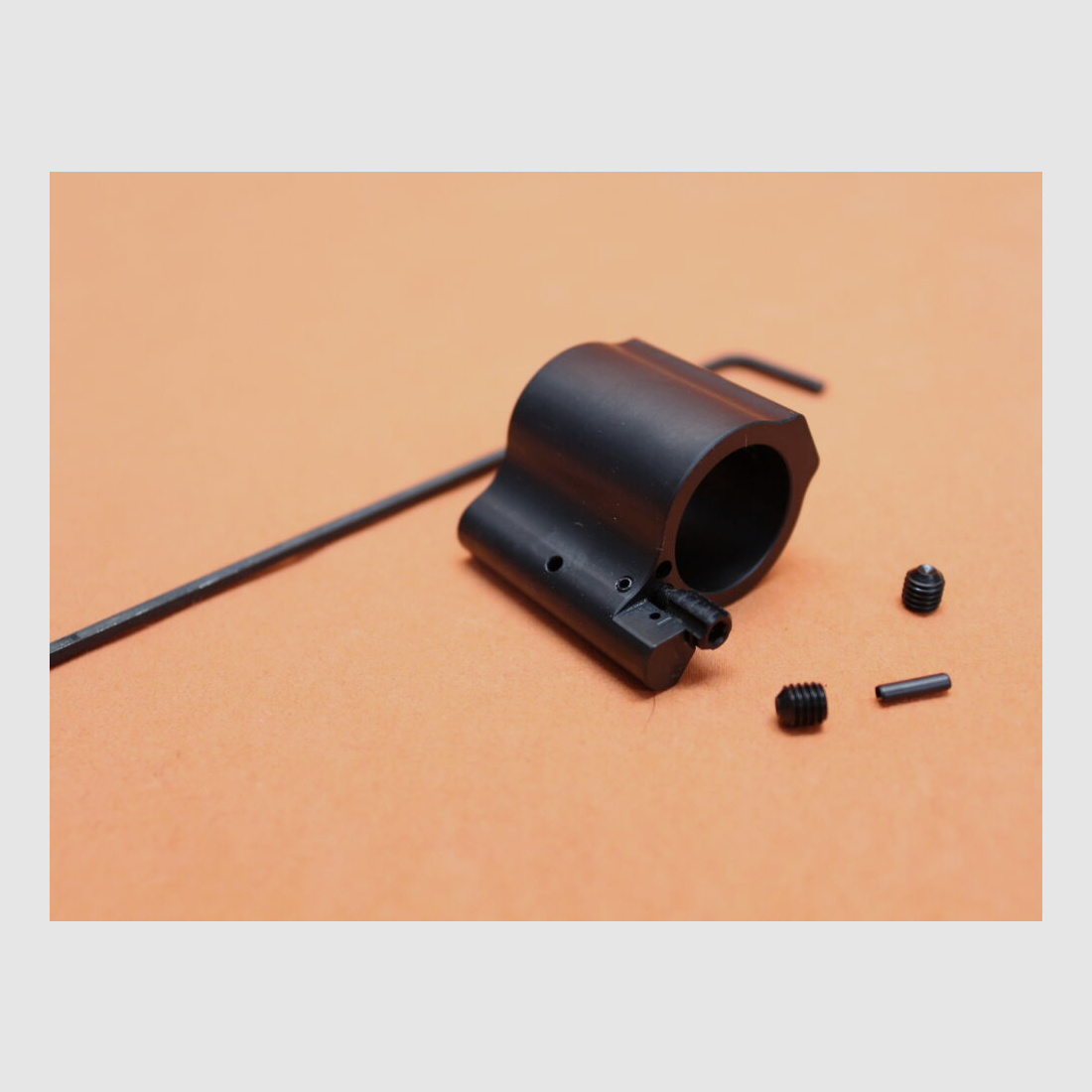 Schmeisser AR-15: Adjustable gas block .750 Schmeisser adjustable gas take-off with locking 20 positions