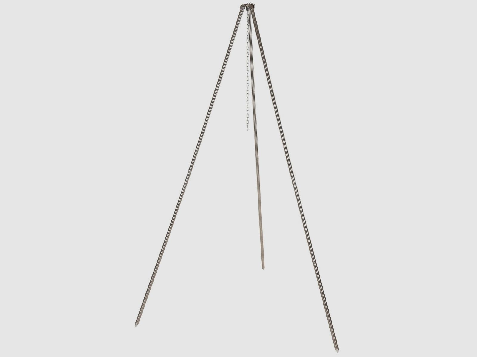 FOX Outdoor Zerlegbarer Dreibeingrill mit Kette und Haken