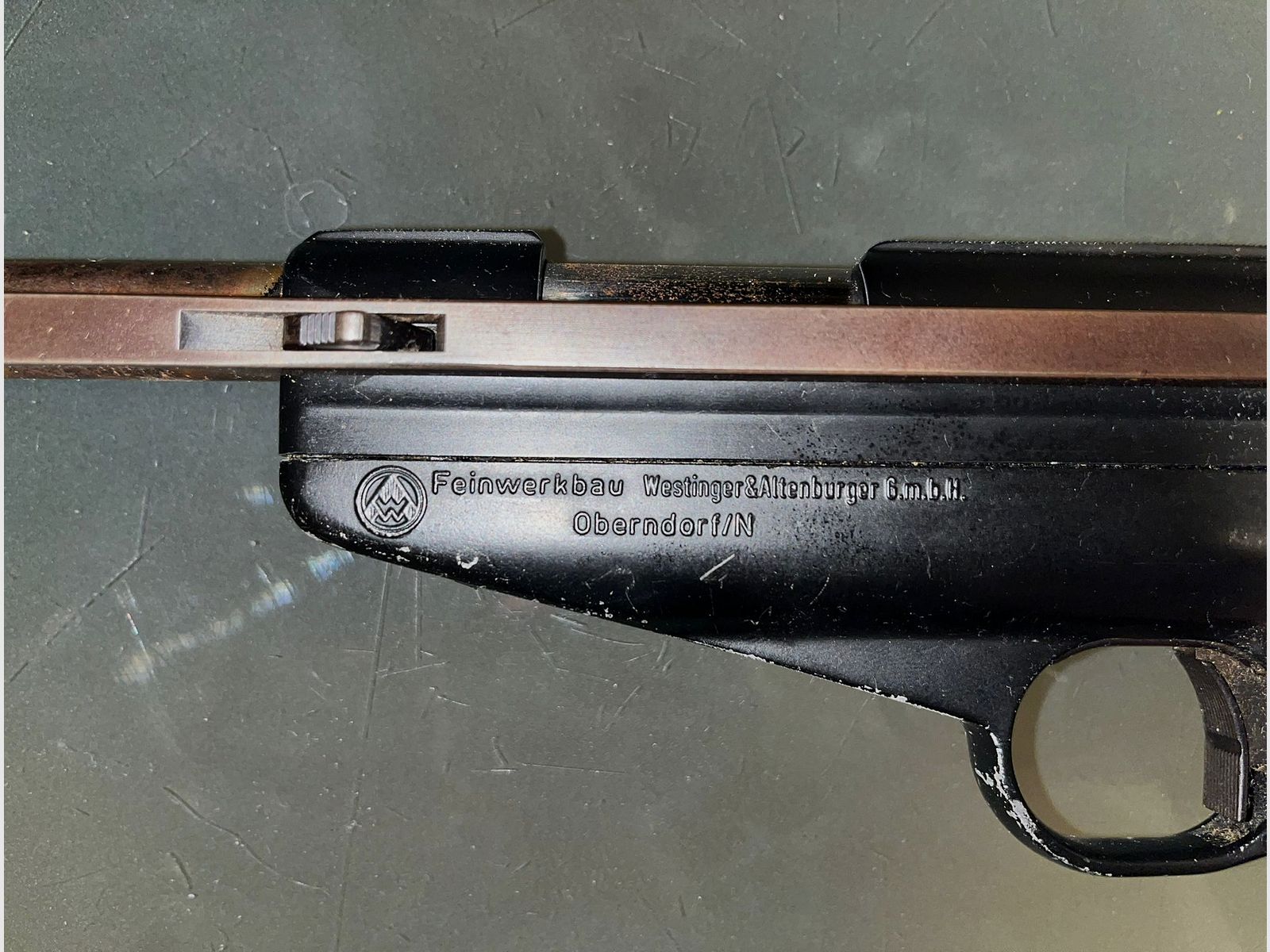 Feinwerkbau Mod. 65 4,5/.177, Federdruck / Seitenspanner