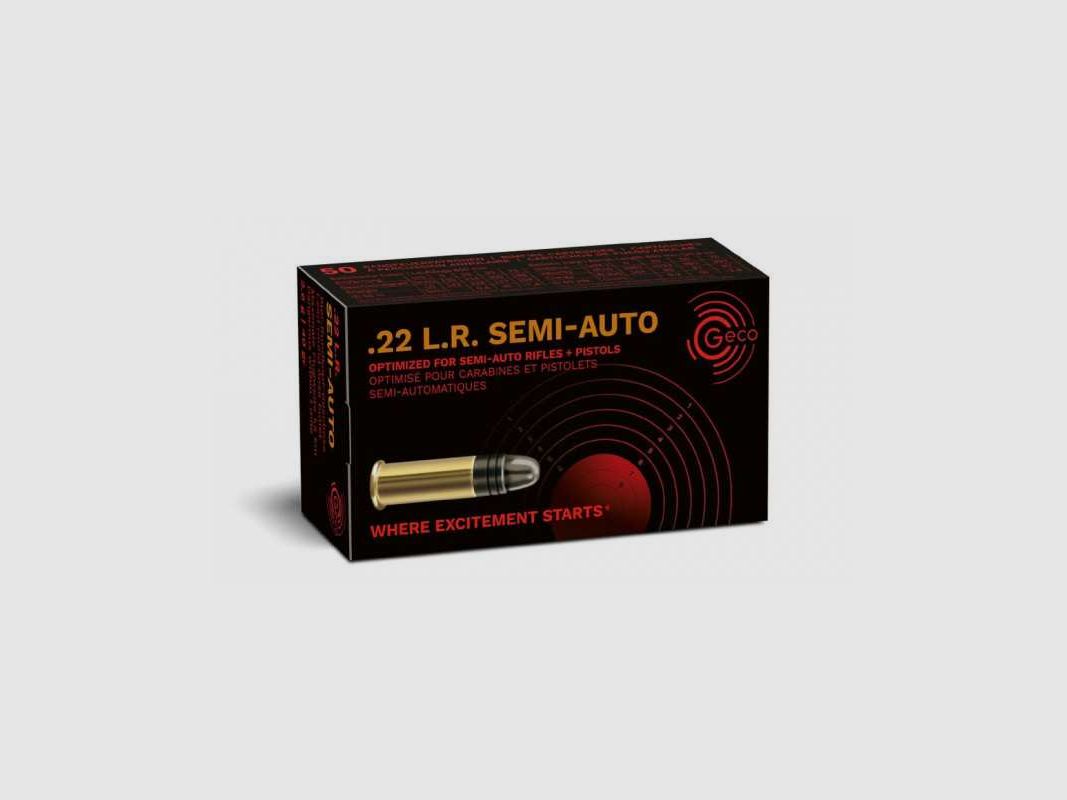 GECO .22 SEMI-AUTO 2,6g / 40gr 50 Stck. Target/Match
