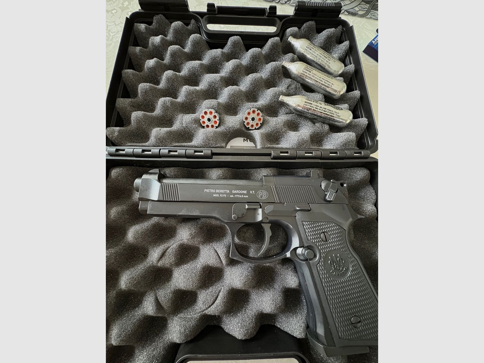 Beretta CO2 Pistole M92 FS – Vollmetall-Ausführung