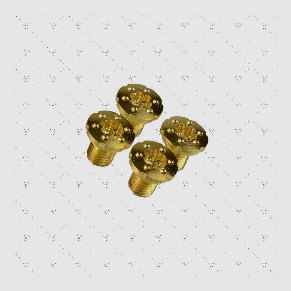 1911 Torx grip screws/ AISI-12L14 steel with true 24k GOLD coating