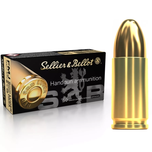 Amunicja S&B KAL.9mm Luger - FMJ 8,0G nr ser. 1252