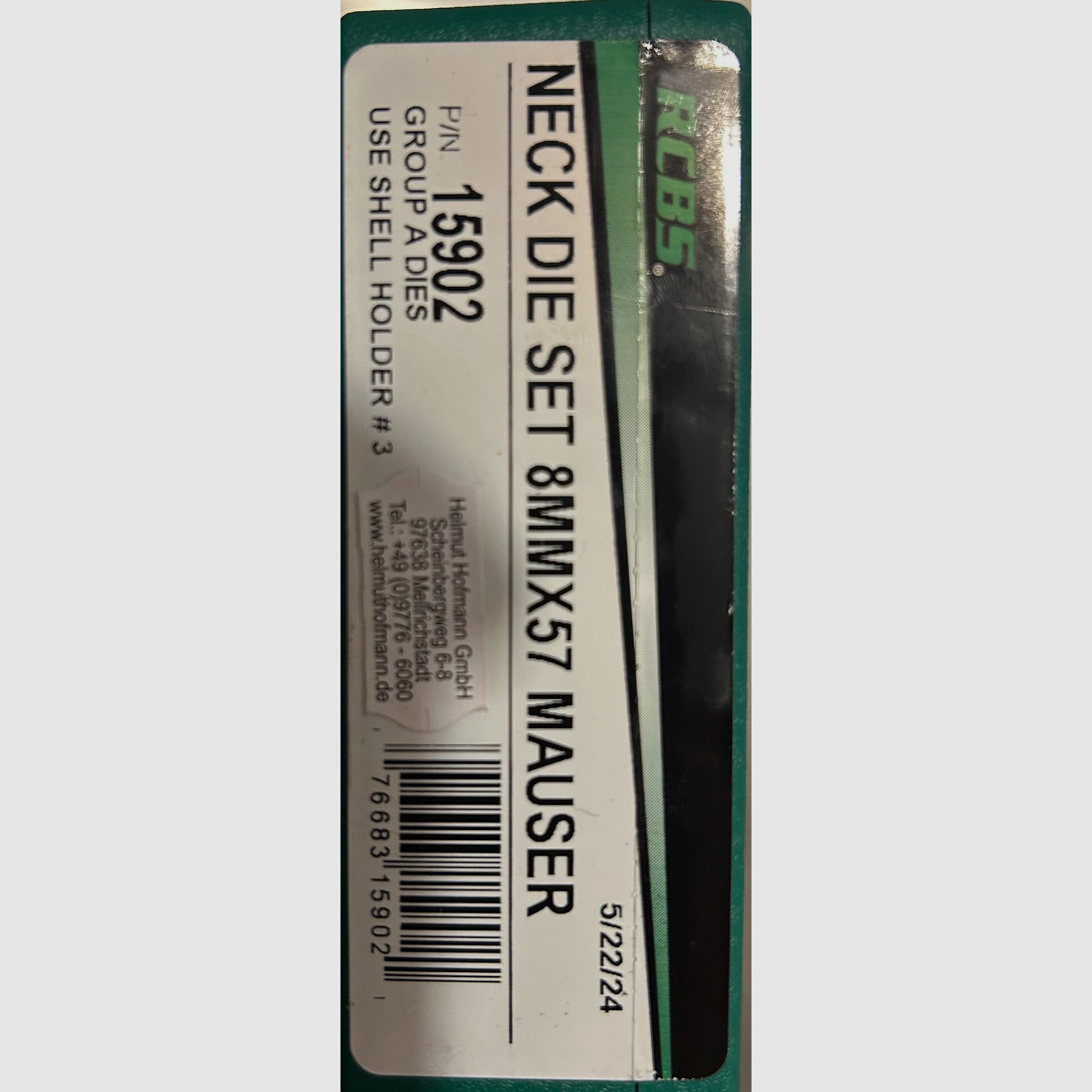 Neuer und OVP RCBS Matritzensatz 8x57IS