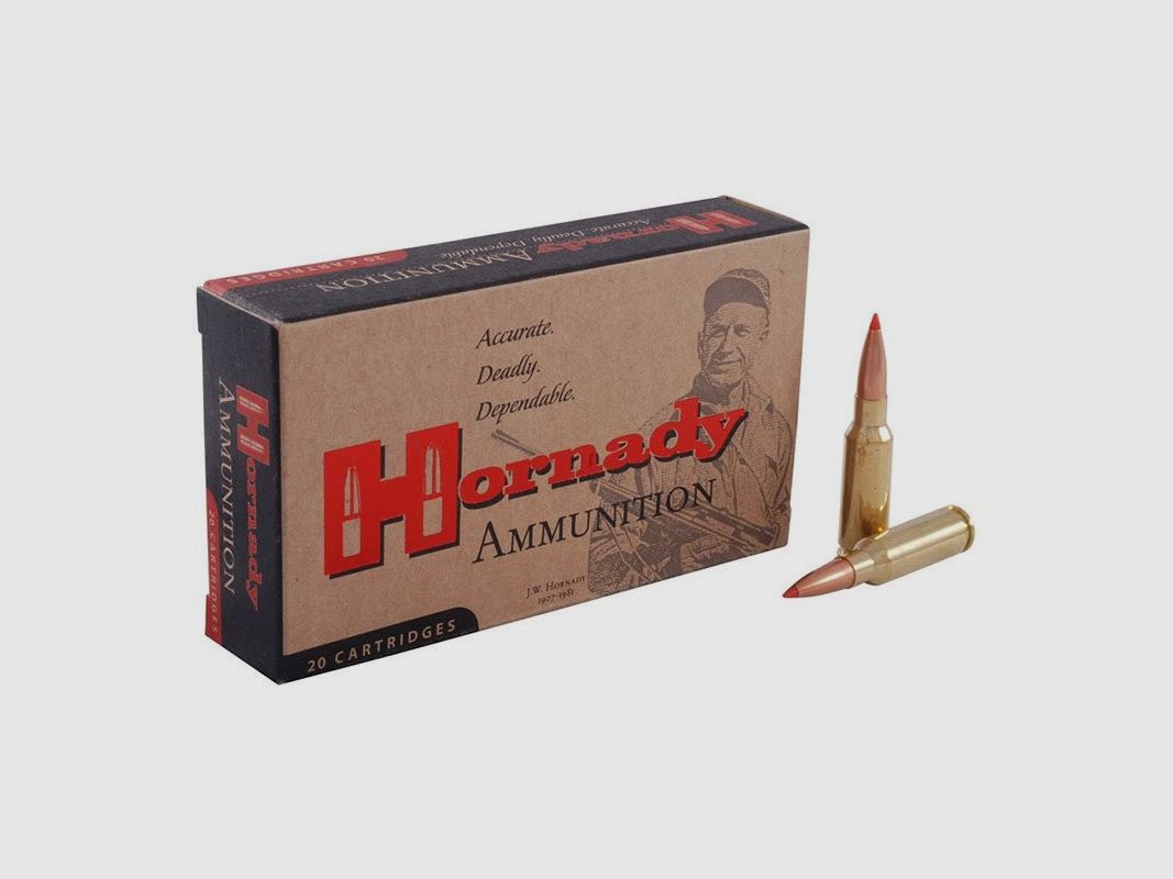 BOX MIT 20 PATRONEN HORNADY 6.5 GRSENDEL 123 GRS SST