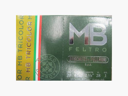 BASCHIERI PATRONEN TRICOLOR C20 PB7