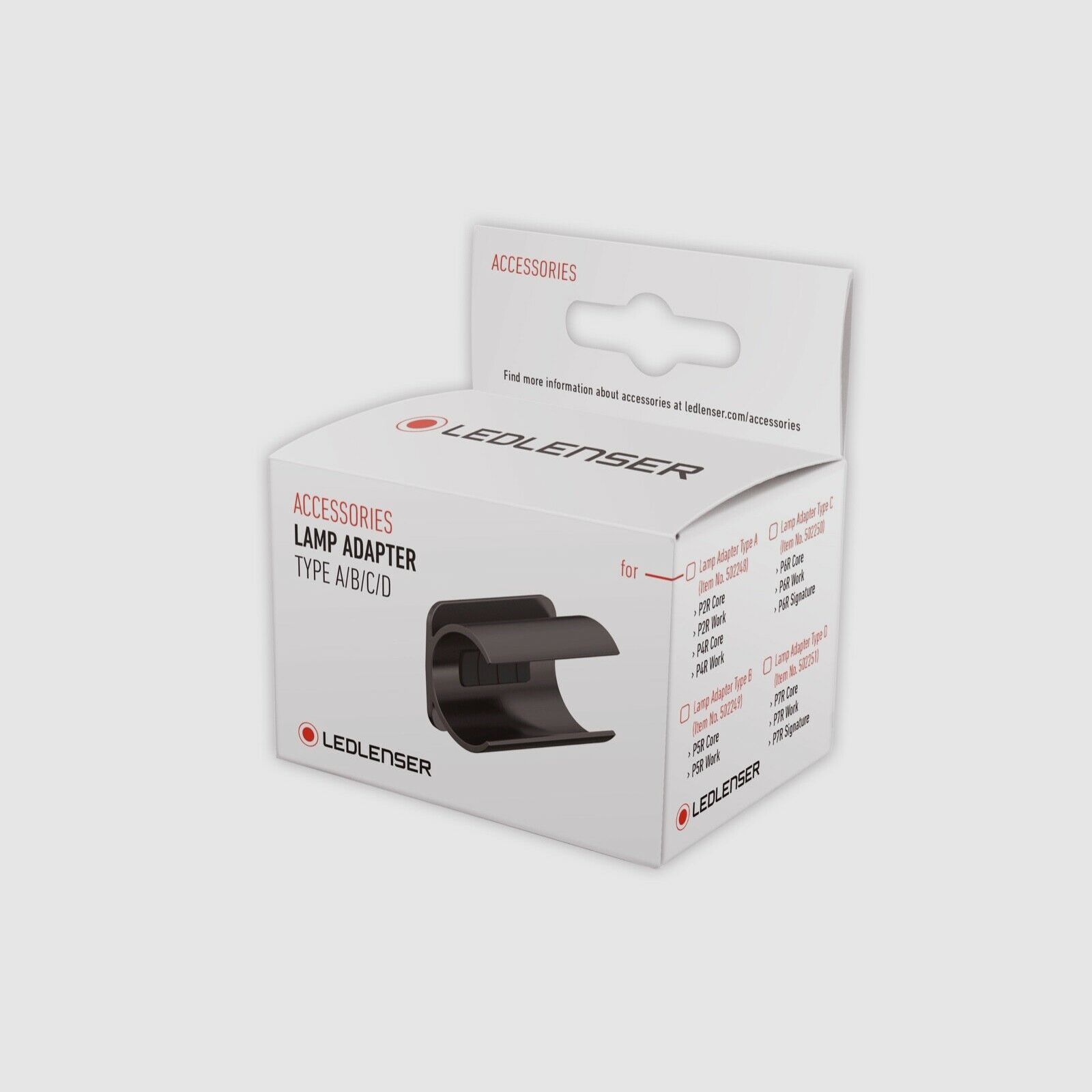 Ledlenser 502250 Connecting Lamp Adapter Type C passend für P6R Core, P6R Work, P6R Signature