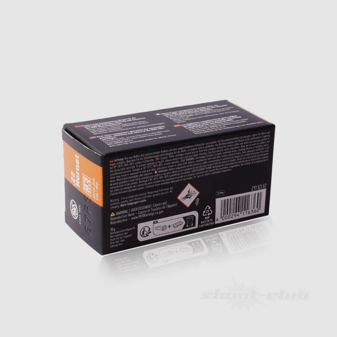 RWS .22 Hornet MT Match Jagd -