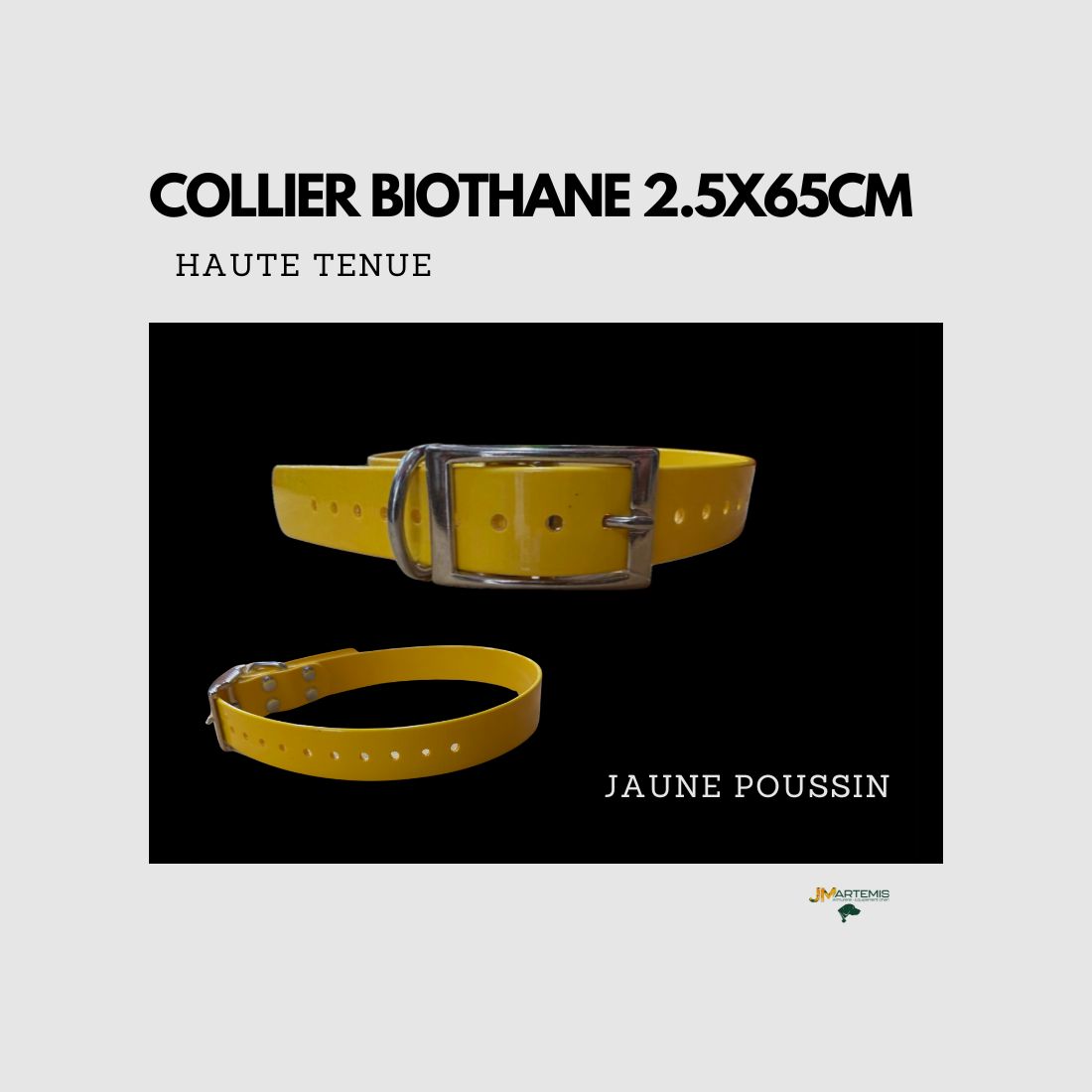 Halsband für Hunde Biothane Größe 2,5x65cm hohe Festigkeit, Bild 3 von 16