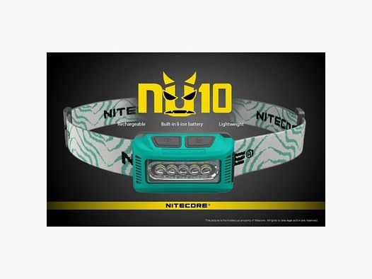 Nitecore NU10CRI Stirnlampe 115 Lumen Grün