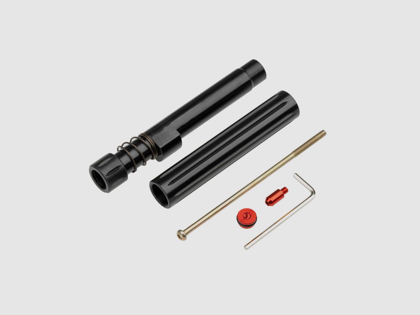 BUNDLE | Tuning barrel | Tuning Barrel HDR50 + Powerkit.50 for HDR50 | RED ANODIZED | T4E export valve | HDR.50 + GEN.2 | 30-40J