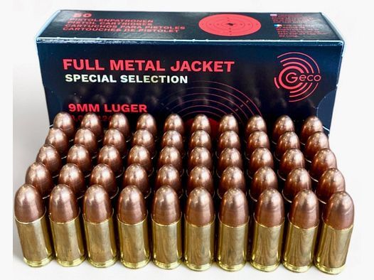 Geco 2431562 9mm LUGER VM Tombak 8,0 g 124gr Special Selection