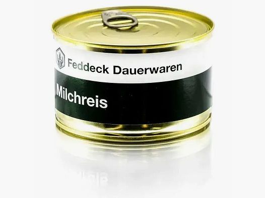 Feddeck Dauerwaren Fertiggericht Dose Milchreis 400 g