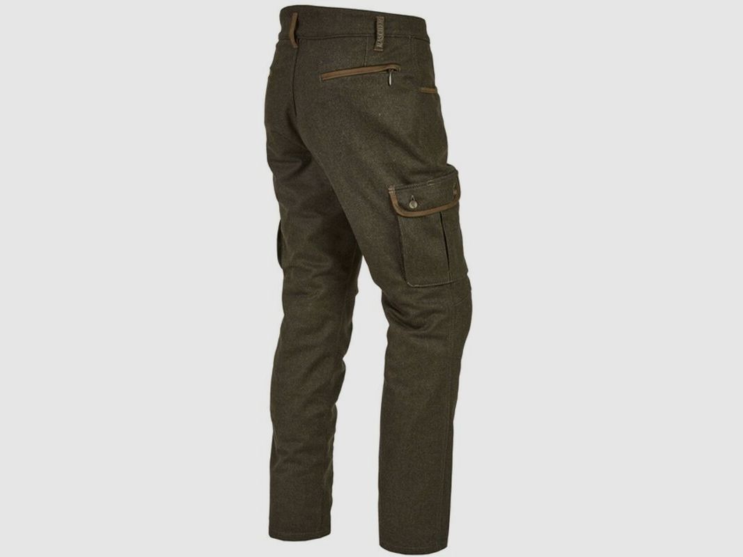 Rascher Herren Cargohose Thermo Loden Ludwig oliv