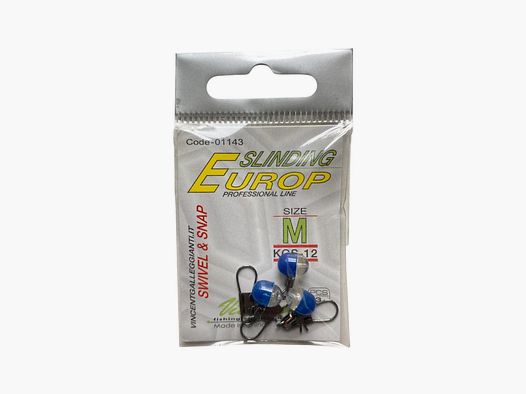 Girella mit drehbarem Karabiner Europ Sliding Vincent (3 Stk)