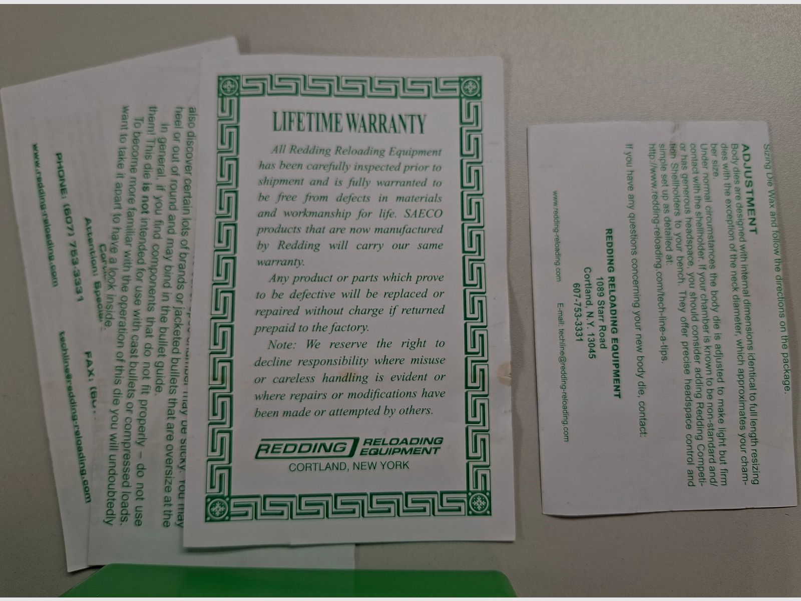 REDDING Competition Bushing Matritzensatz 6.5 Creedmoor