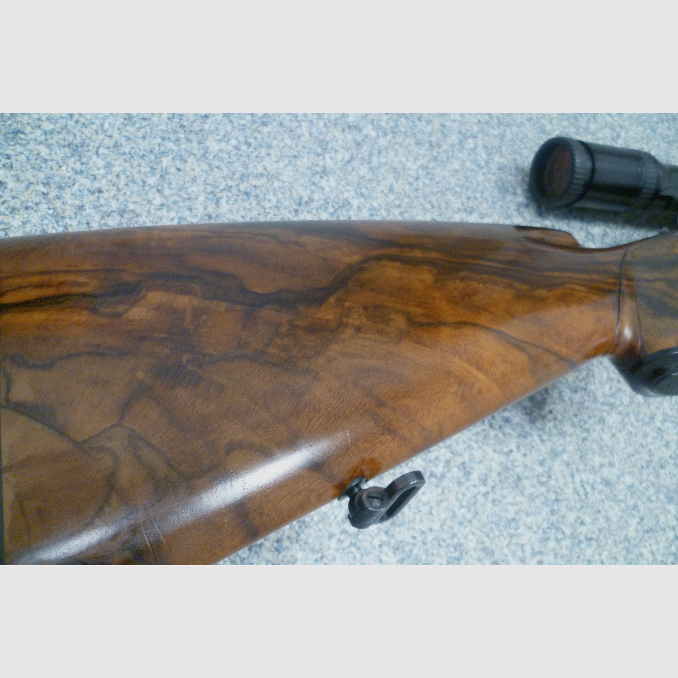 Seitenschloss - Bockdrilling Ludwig Borovnik Ferlach 16/70 & 7x65R & .22 Hornet