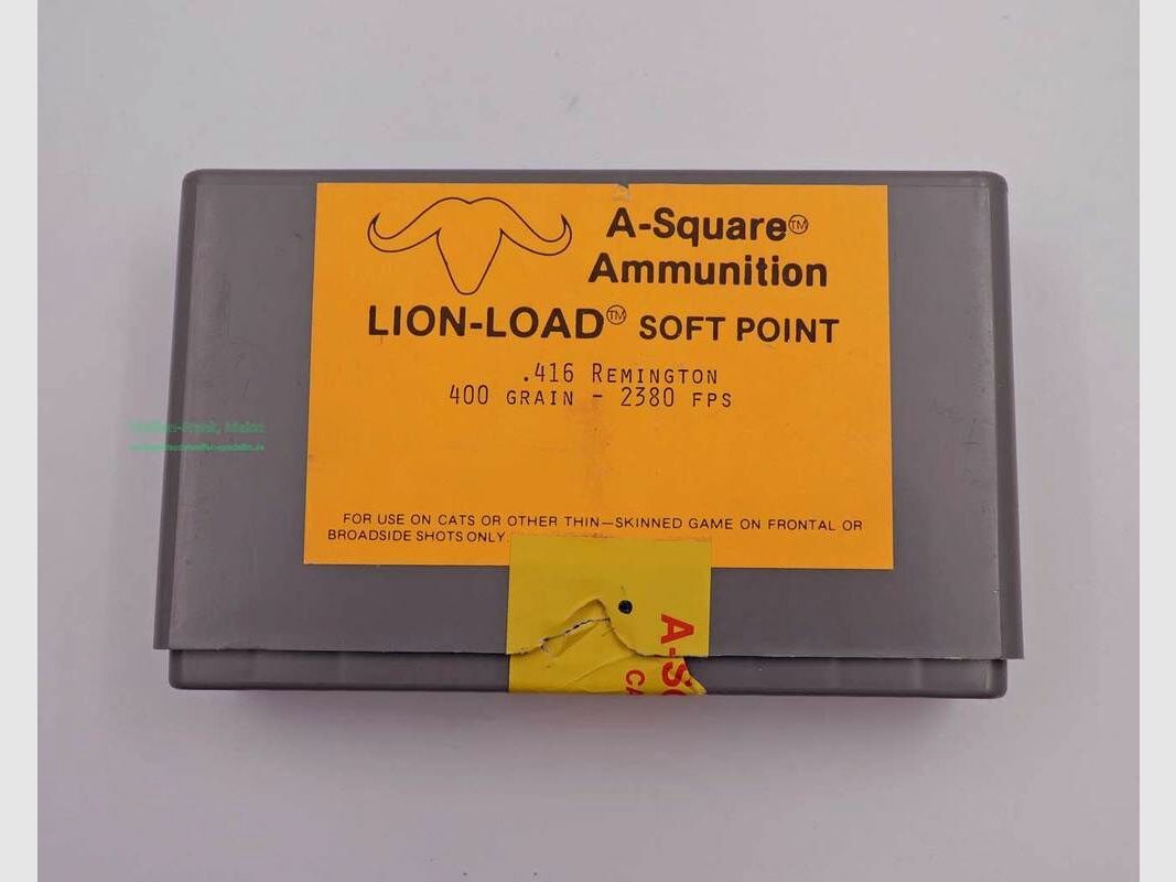 A-Square Ammunition Büchsenpatronen .416Remington