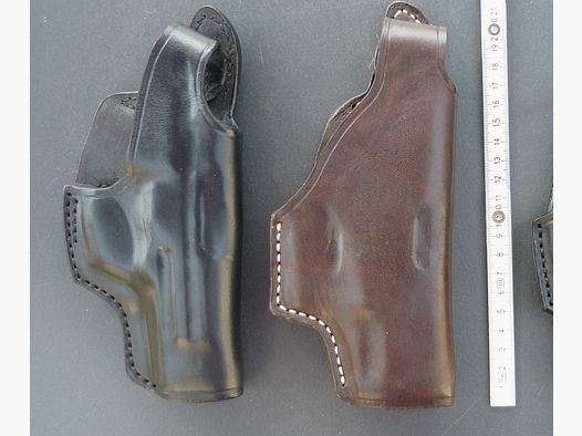 HKDesign Holster  Art. Nr.  002 : Einfachholster mit Snapverschluß  -  für: P88 COM,  P88   bzw. P99 -  für Rechtshänder