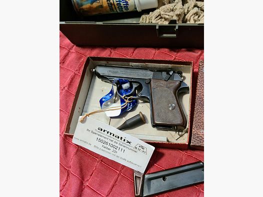 Kat.B halbautom. Pistole .22L.r  Walther  PPK - Dural