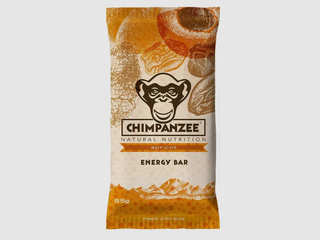 Chimpanzee Chimpanzee Riegel Energy Bar Aprikose